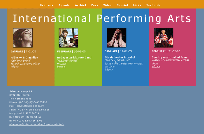 International performing Arts